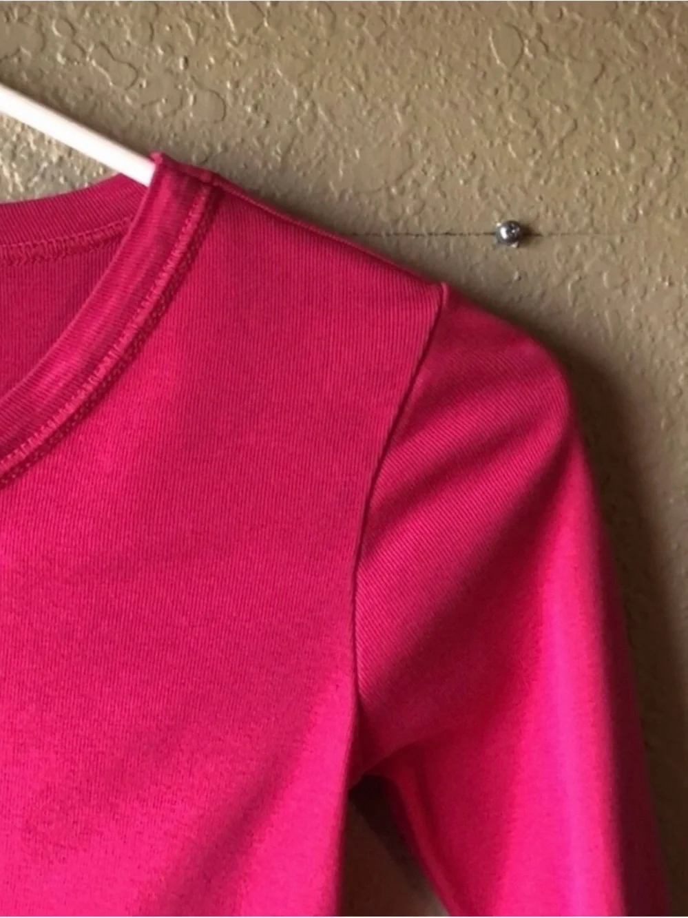 Old Navy Shirt Girls Y2K Dark Pink Long Sleeve Shirt Casual Top Girls Small 6-7